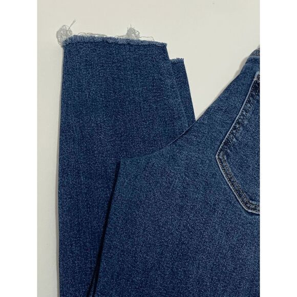 Old Navy Womens Mid Rise Rockstar Super Skinny Dark Wash Size 4 - Picture 6 of 9